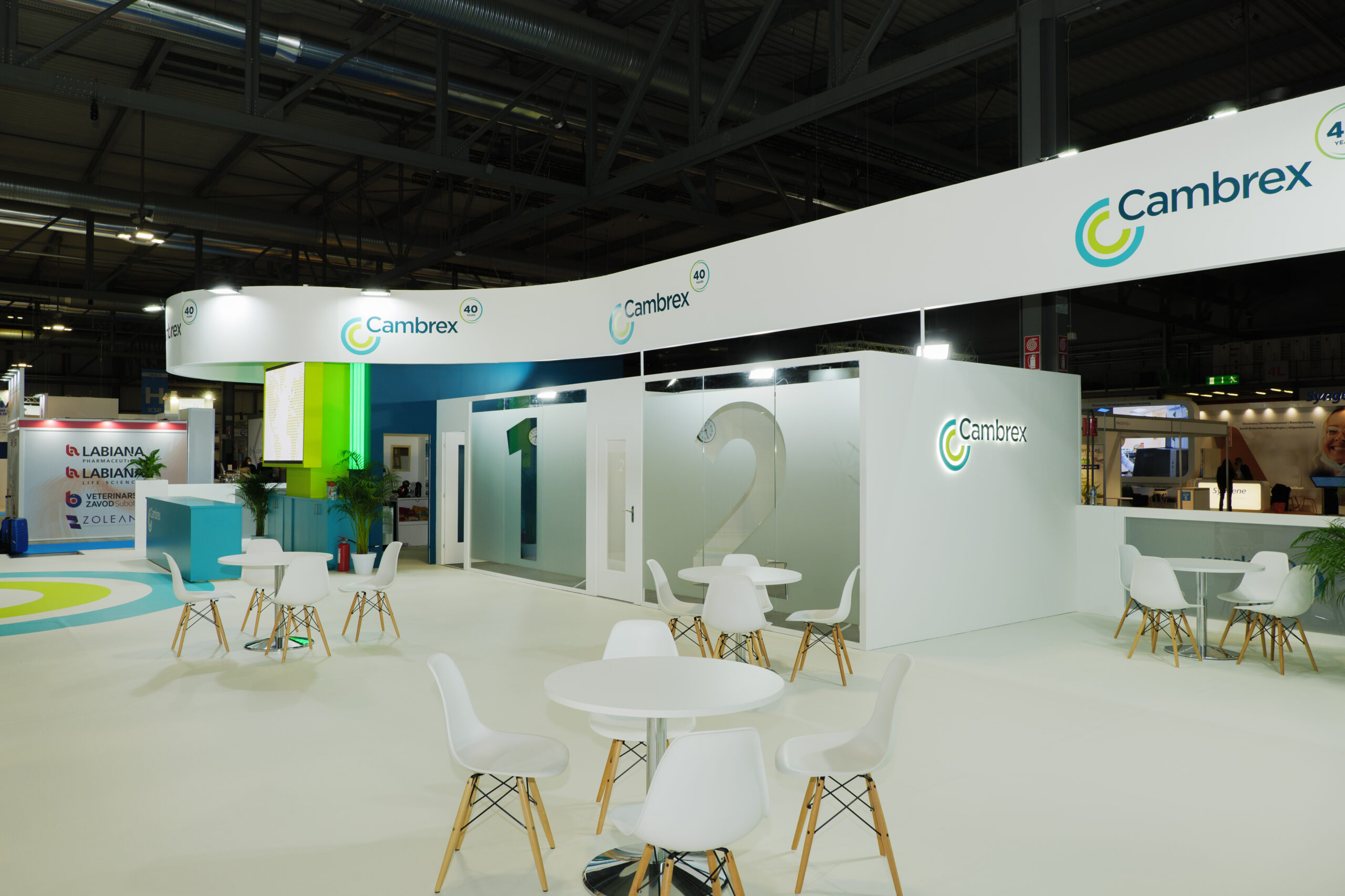 image of Cambrex stand buolt by Aboveline